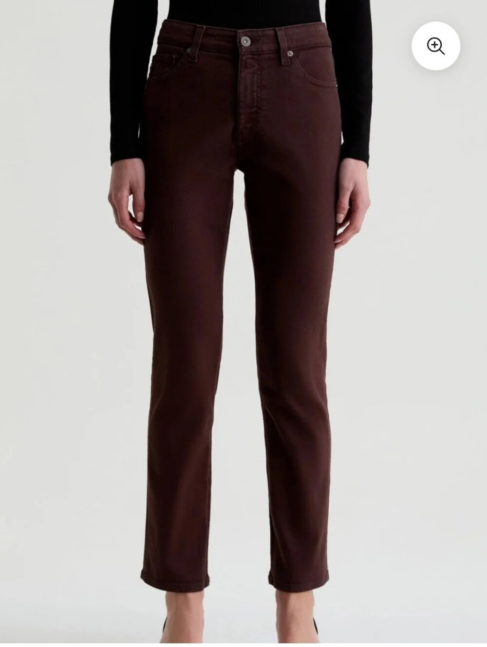 Adriano Goldschmied Women’s High-Rise Skinny Jeans in Rust Red